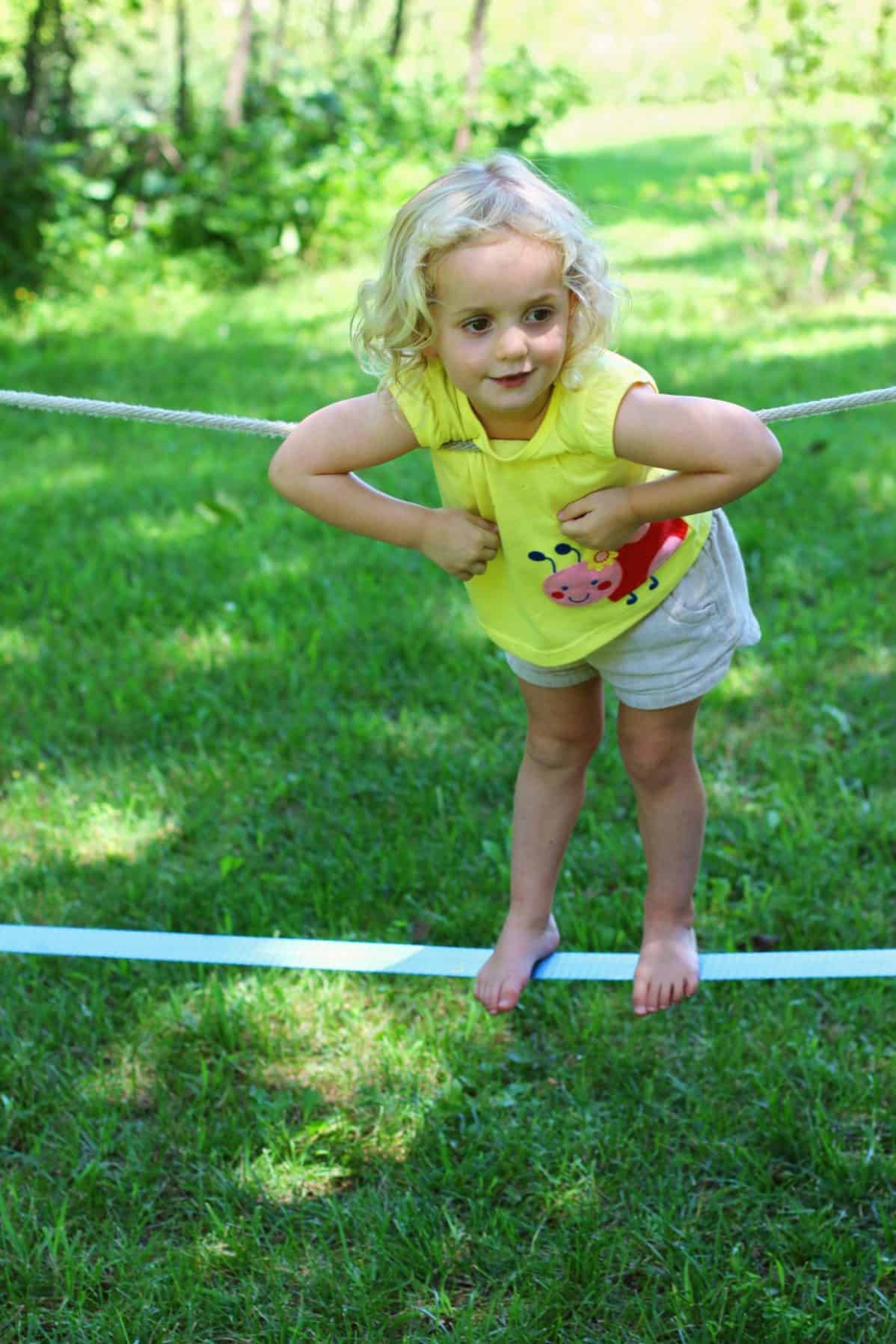 A Beginner's Guide to Backyard Slacklining with Kids