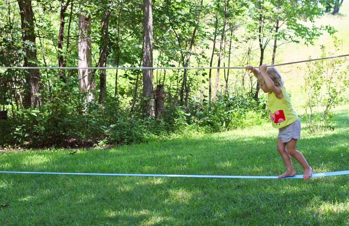 A Beginner's Guide to Backyard Slacklining with Kids