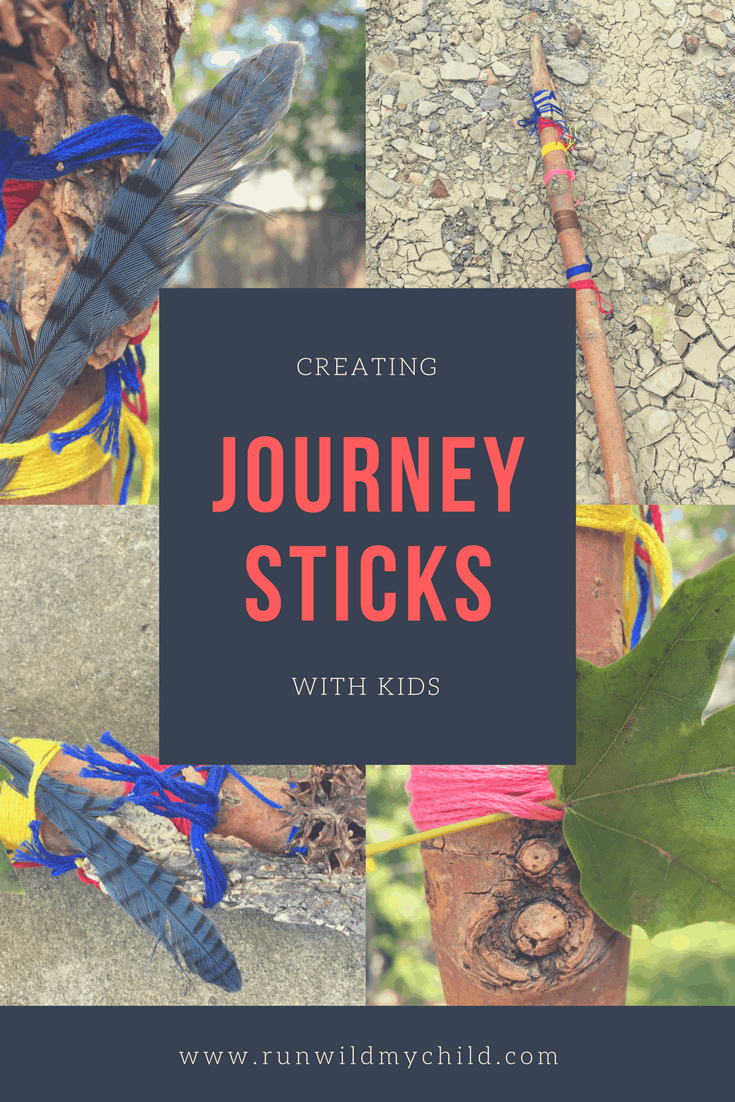 Creating Journey Sticks with Kids
