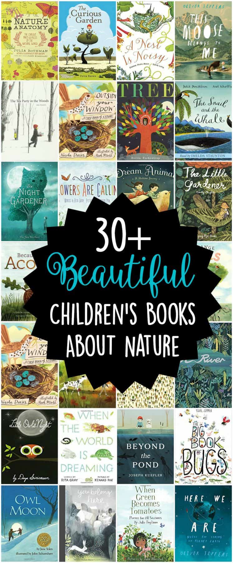 30 Beautiful Children's Picture Books about Nature - nature books for kids