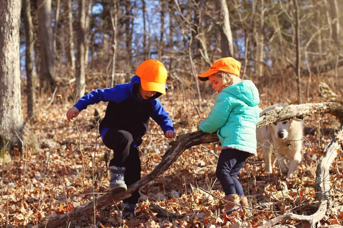 goal of getting outside more with kids