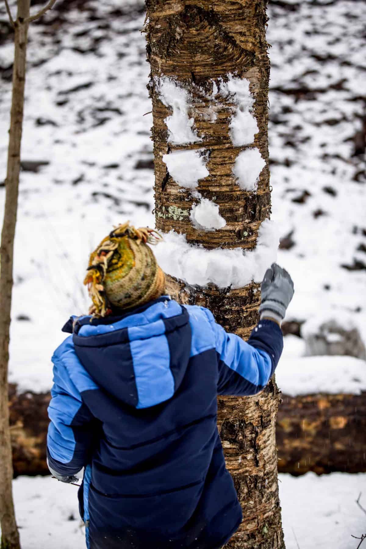 Winter Hiking Activity for Kids