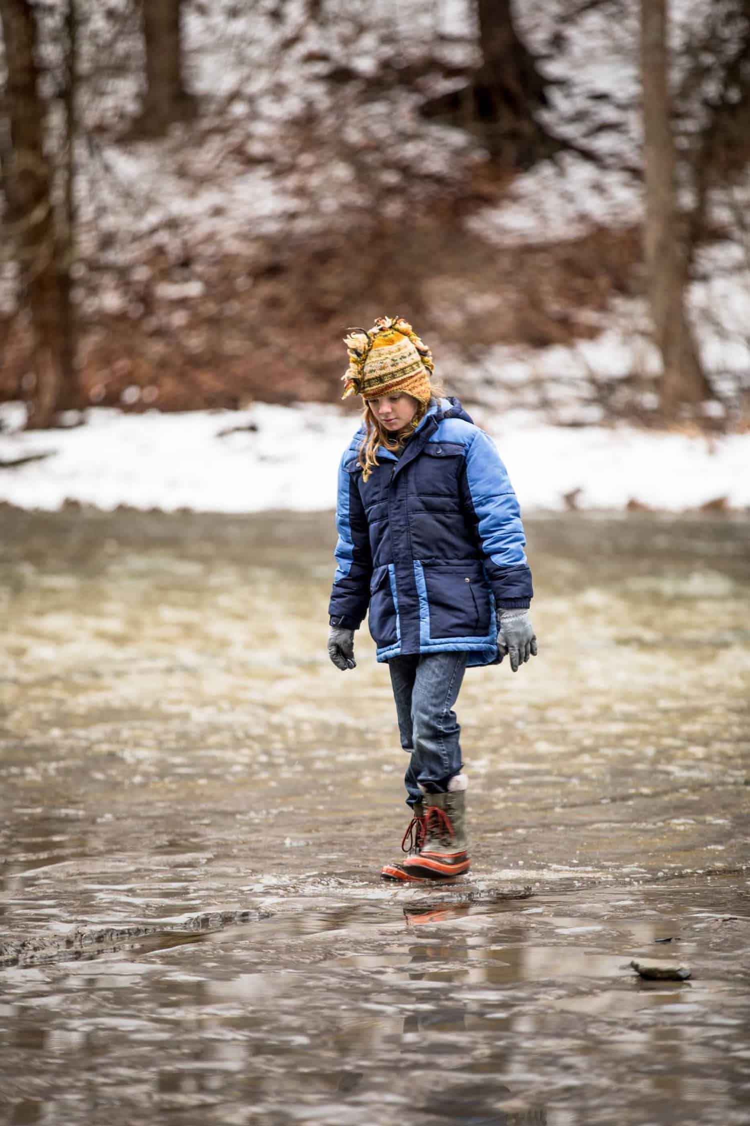 Winter Adventures with Kids Taughannock Falls 