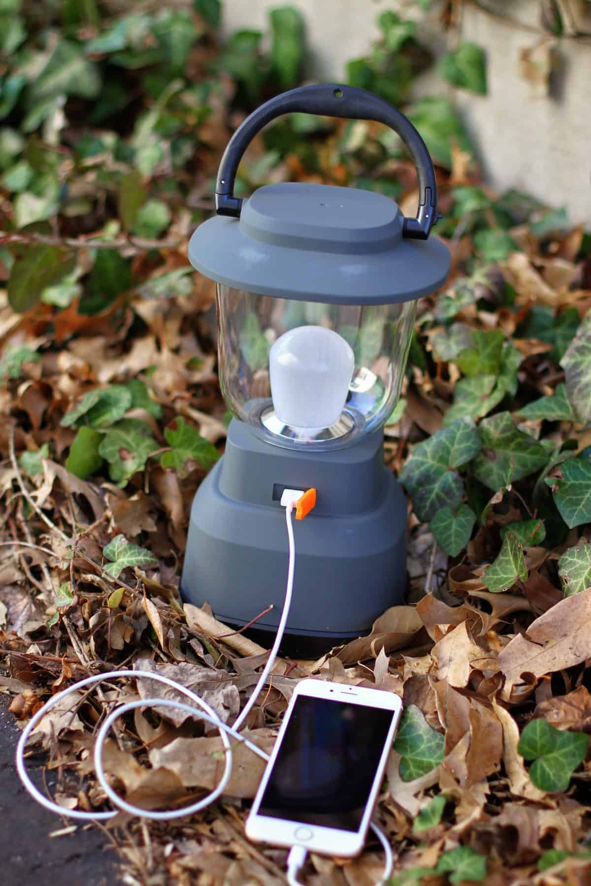 USB Phone charging lantern ecosurvivor