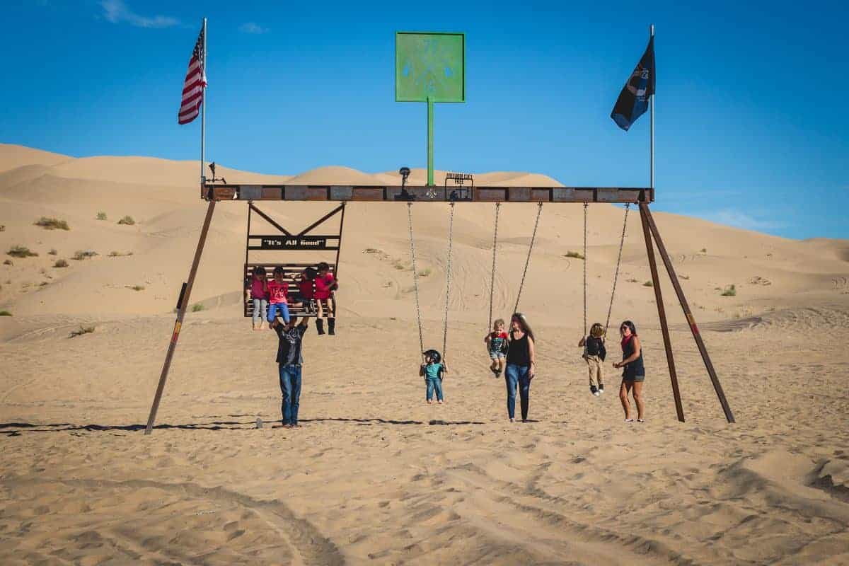 sand dune swings