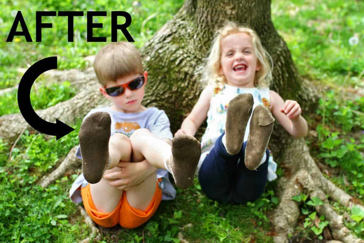 Grow your socks - nature science experiment for kids