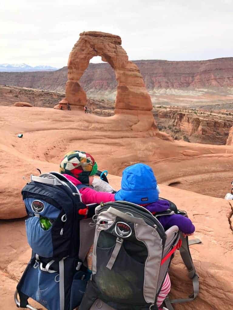 kid friendly hiking in Arches National Park