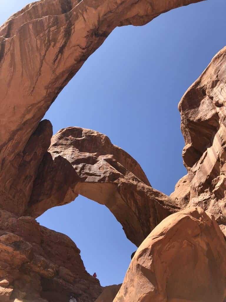 Double Arch Hike with Kids Arches National Park