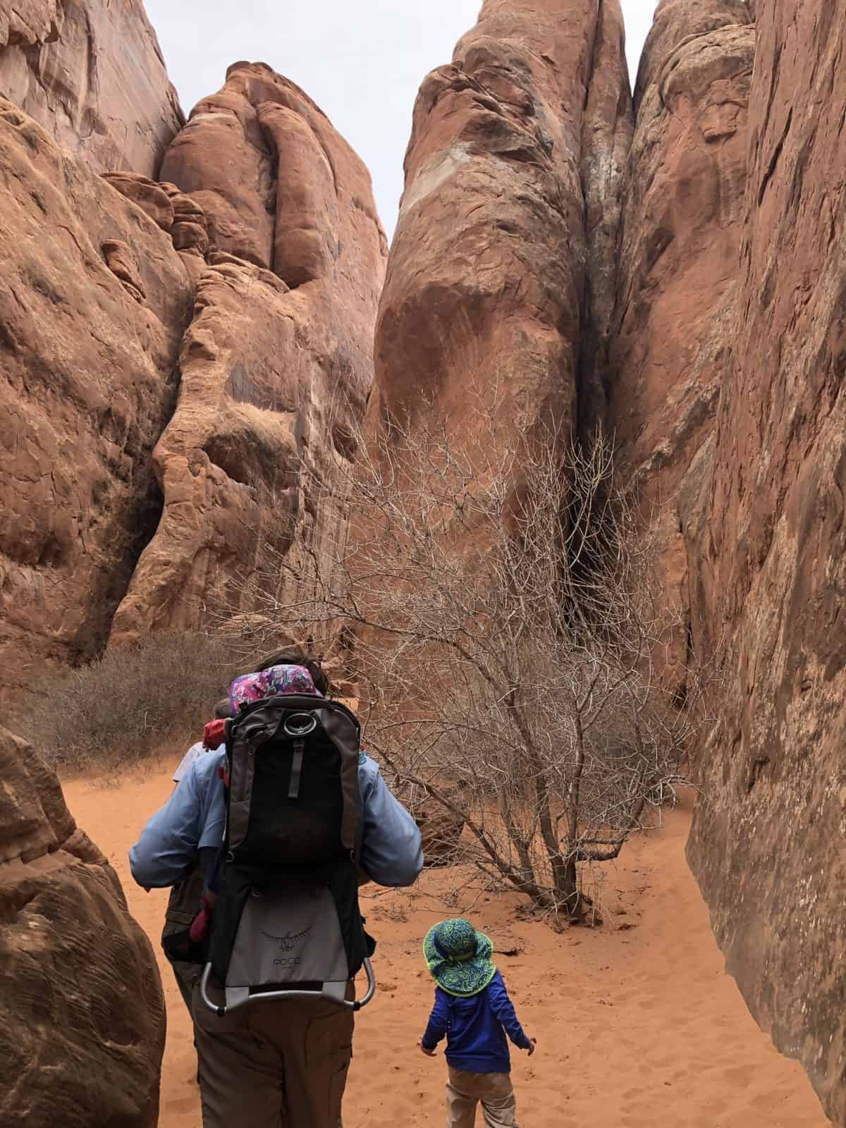 Tips for hiking Arches National Park with Kids