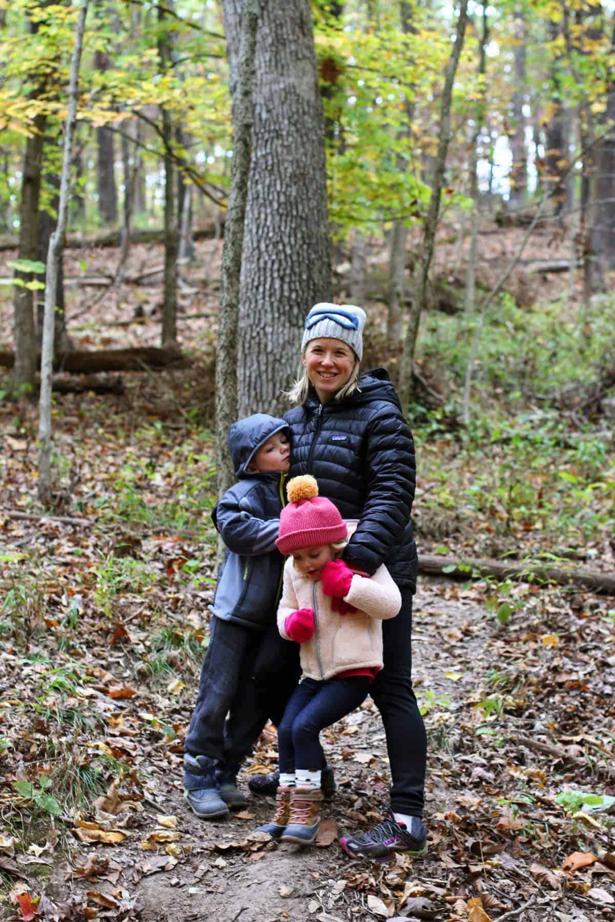 hiking with kids - dressing in layers