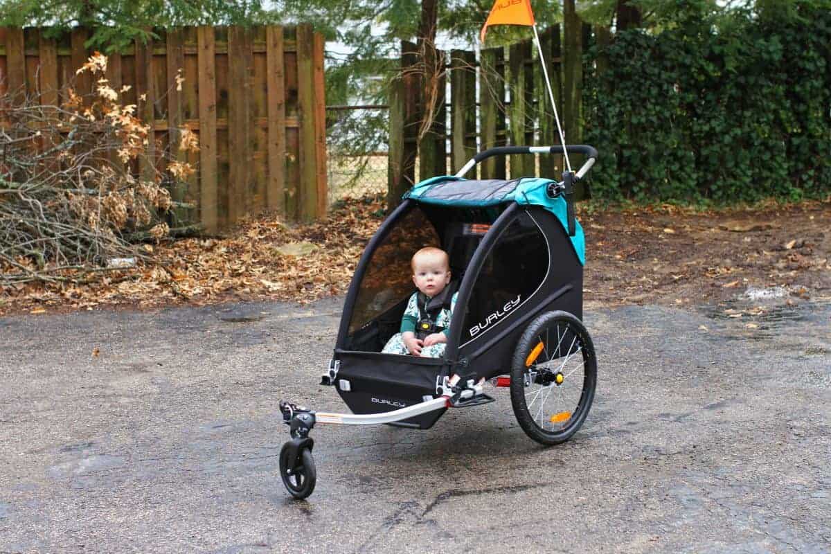 burley double jogging stroller