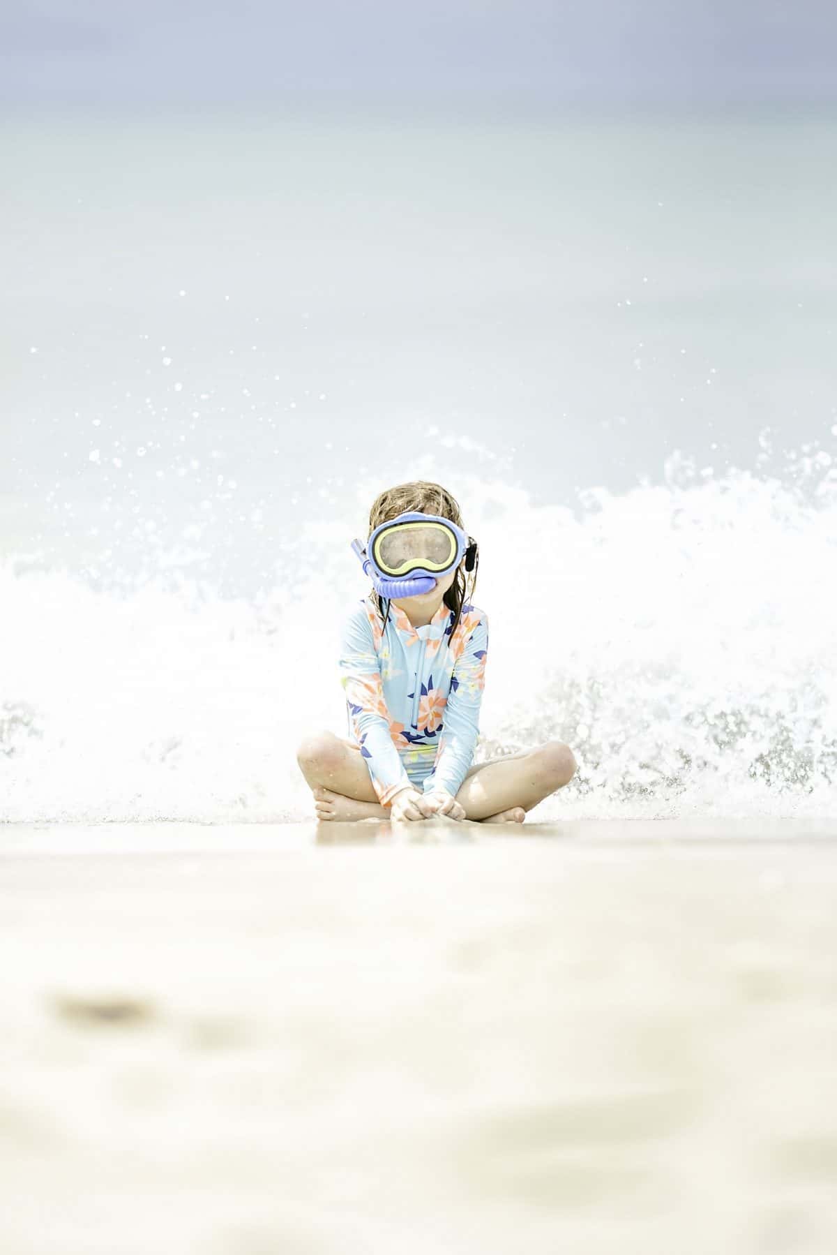 tips for taking photos of kids at the beach