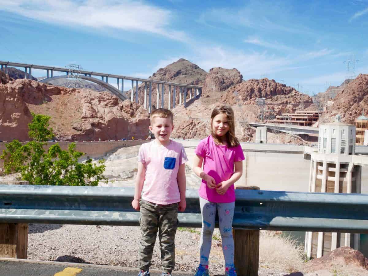 Exploring the Hoover Dam with kids