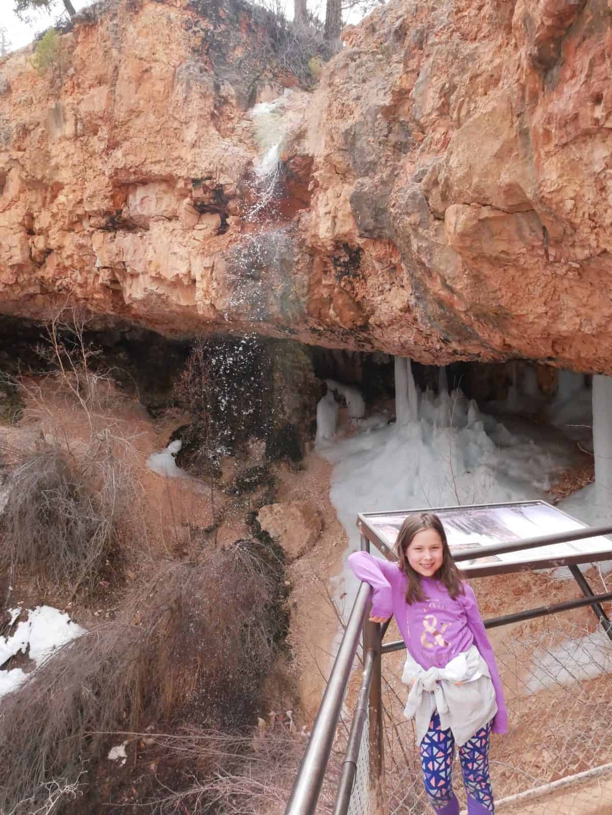 Waterfalls in Bryce Canyon National Park