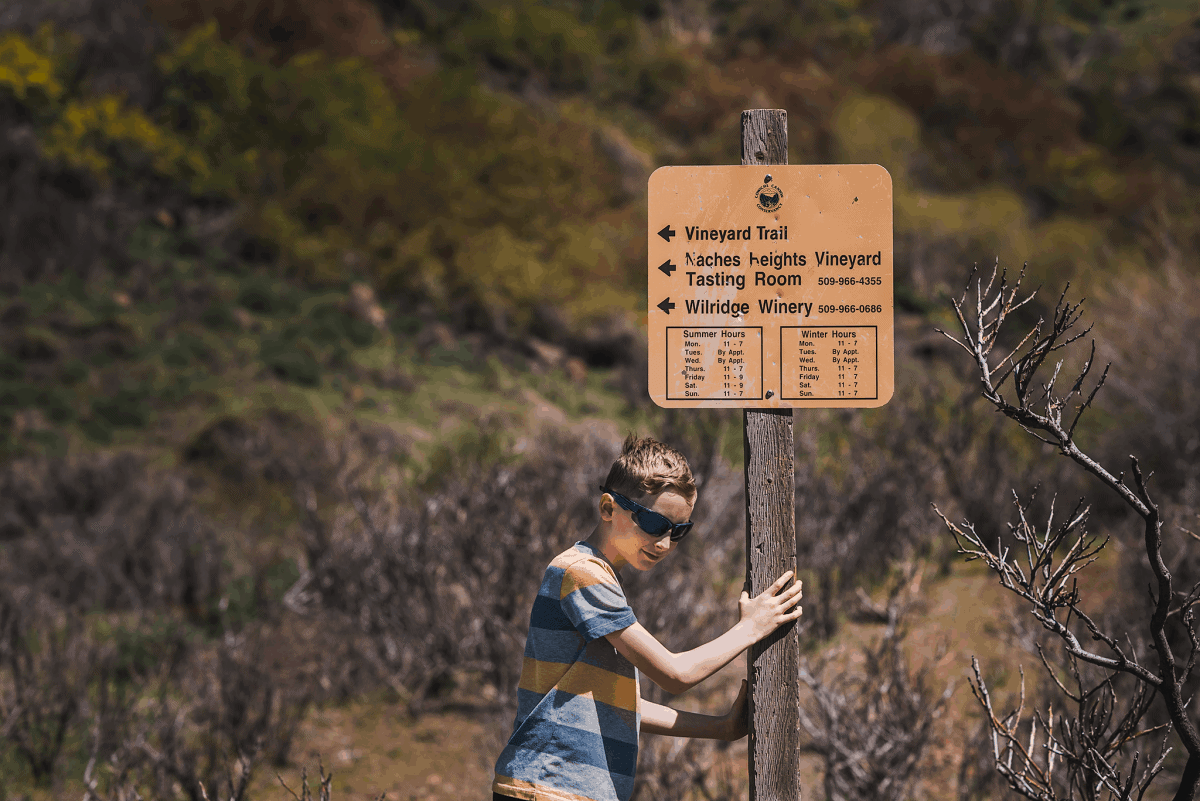 Cowiche Canyon hike with kids