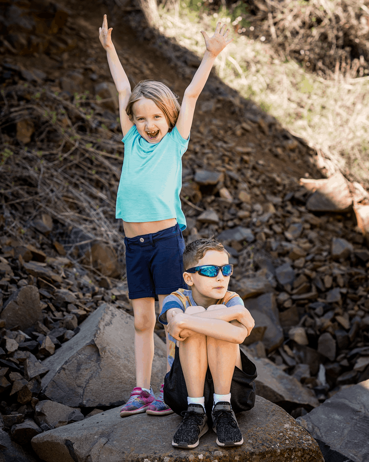 Central Washington road trip - Cowiche Canyon hike with kids