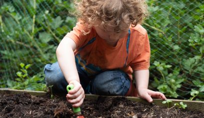 How to grow vegetables with kids