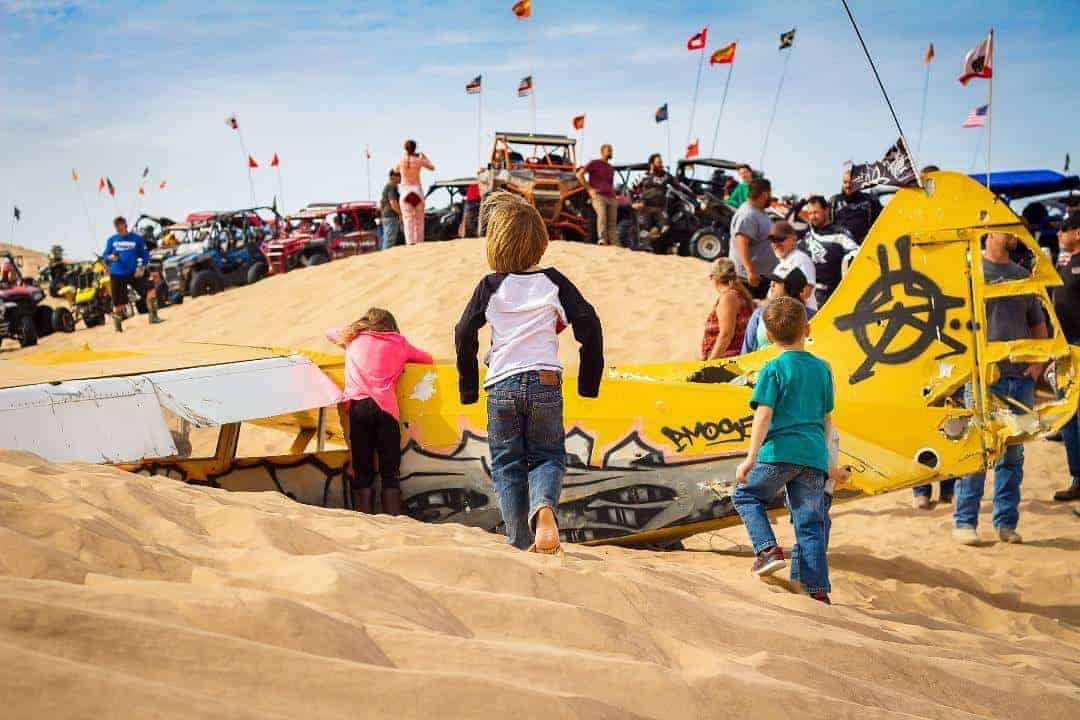 glamis sand dunes with kids