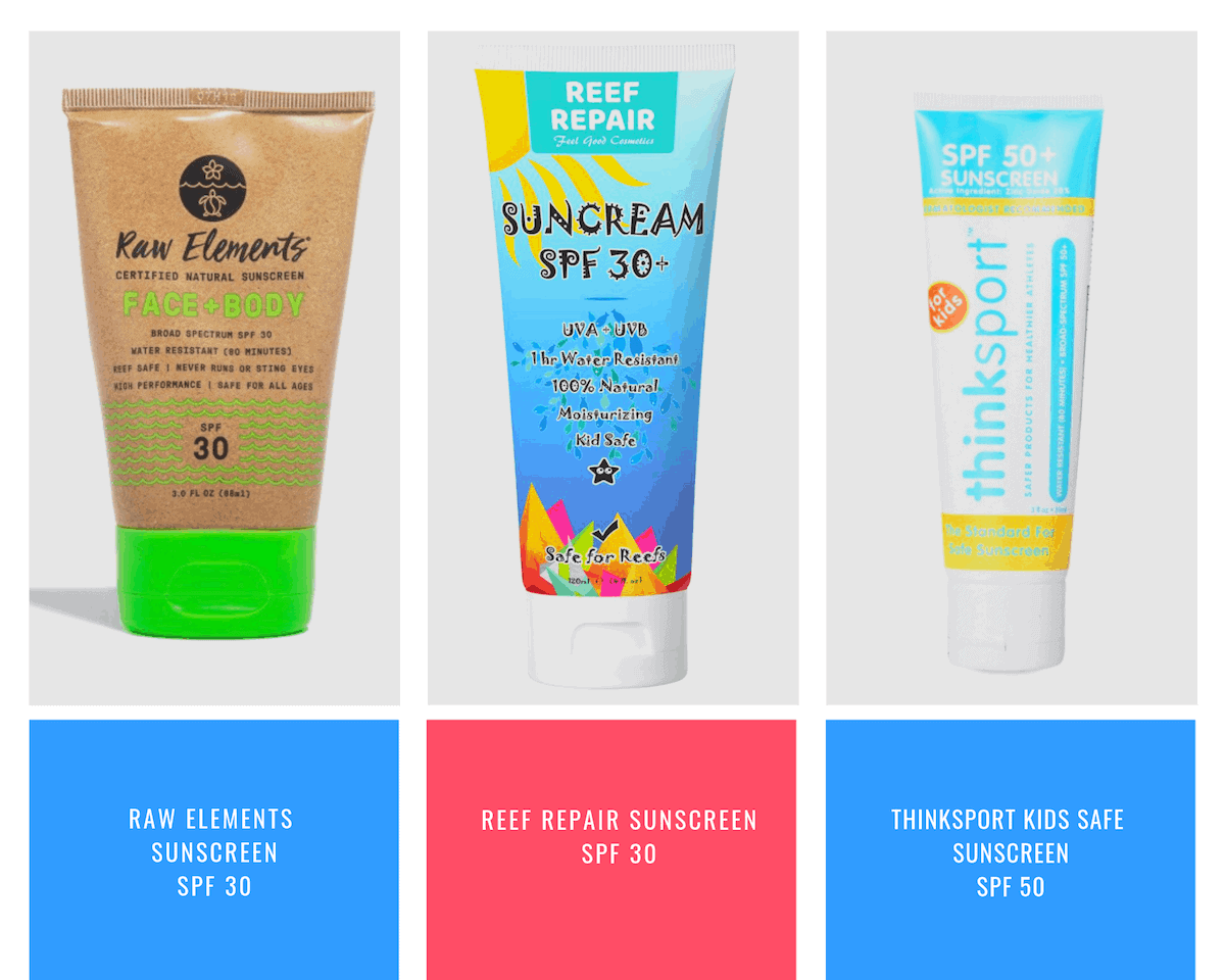reef safe sunscreen brands target