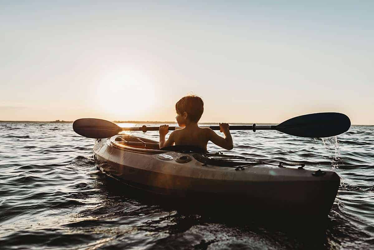 kayaking with kids - outdoor kid-friendly water activities