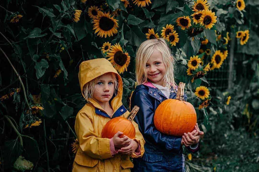 getting outside with kids - fall activities and adventures for kids and families