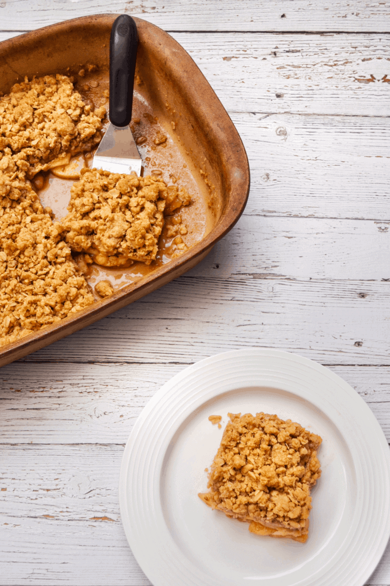 Making apple crisp with kids - Best fall treats to make with kids