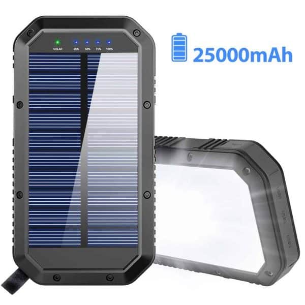 Must Have RV Items - solar powered battery charger for USB & flashlight