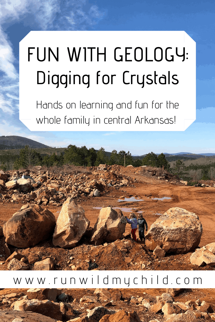 Digging for crystals & quartz in Central Arkansas