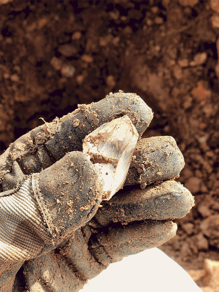 Digging for Crystals with Kids