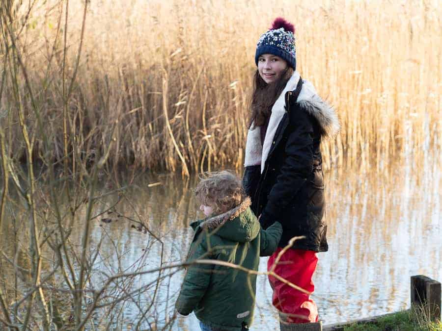 Things to do on a winter nature walk with kids