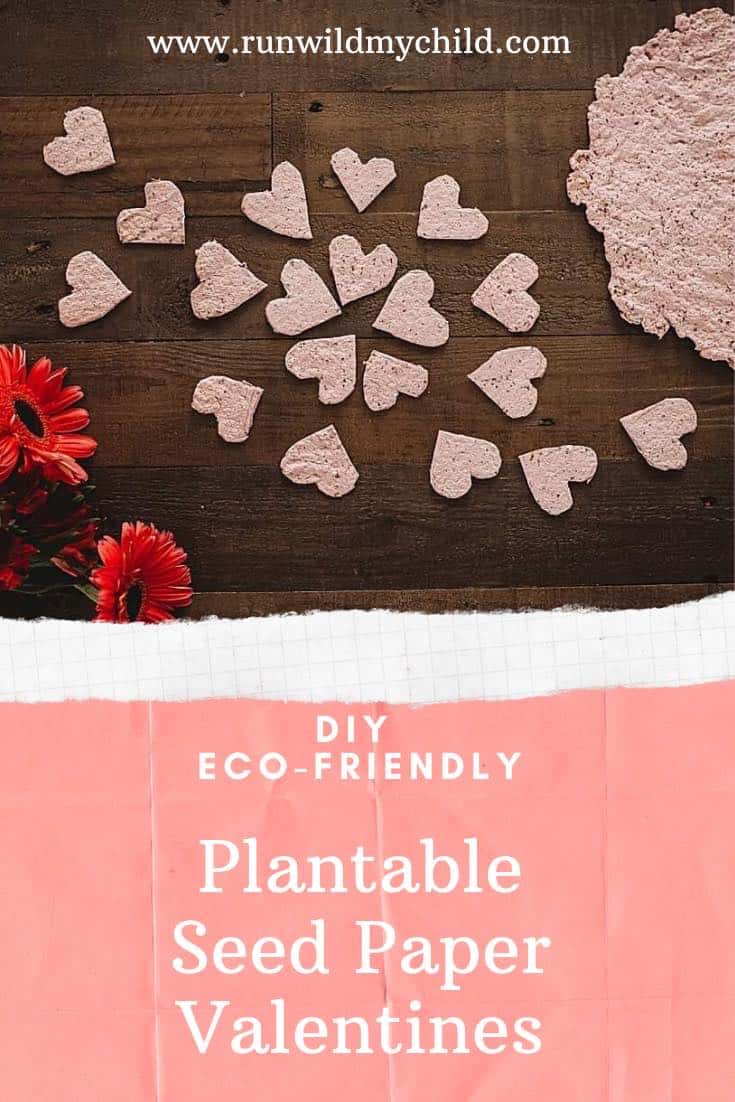 DIY seed paper valentines