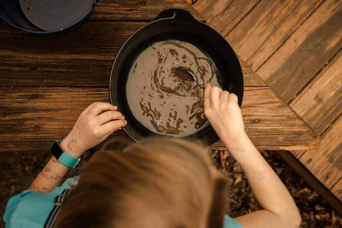 Mud activities for kids - Mud Soup