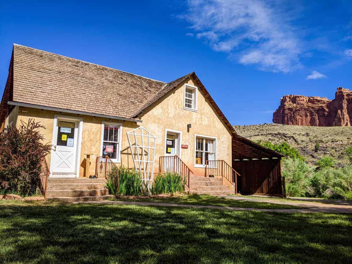 Gifford House in Historic Fruita, Capitol Reef National Park, June 2020