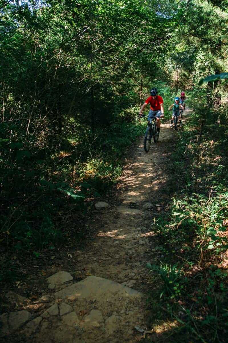 kid friendly mountain bike trails near me