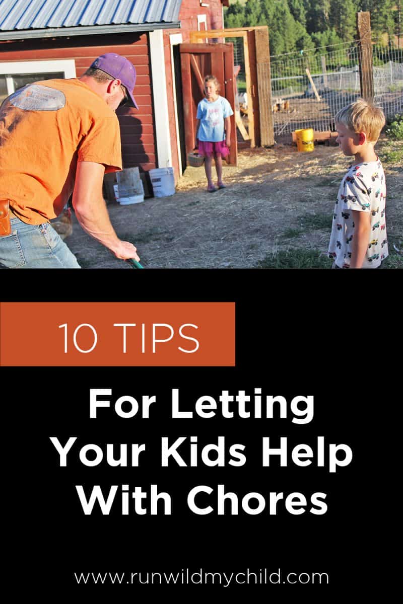 10 Tips for letting your kids help with chores