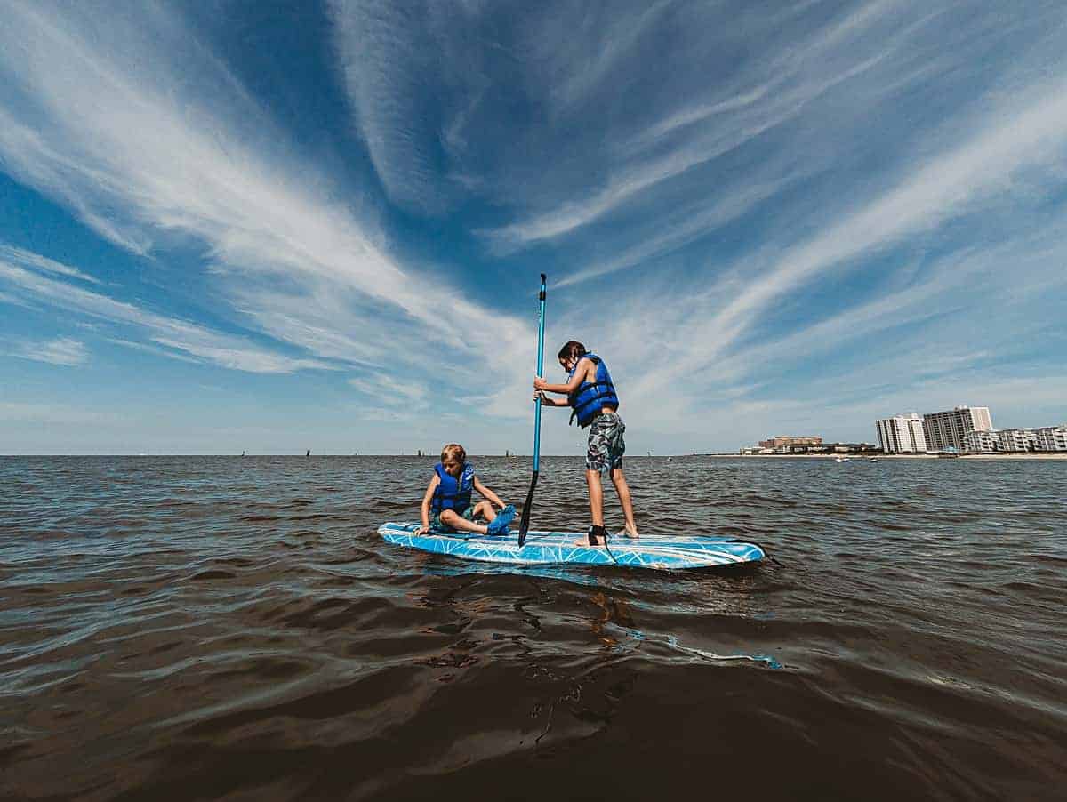 advice on how to SUP with kids