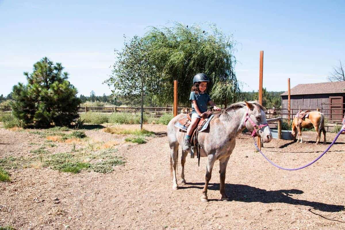 horseback riding for kids, sunriver resort