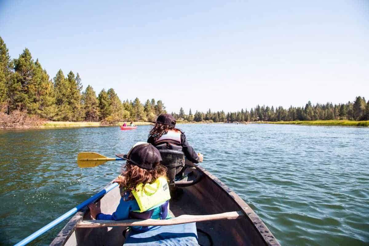 Deschutes River Canoe Trips with Kids - Sunriver Resort