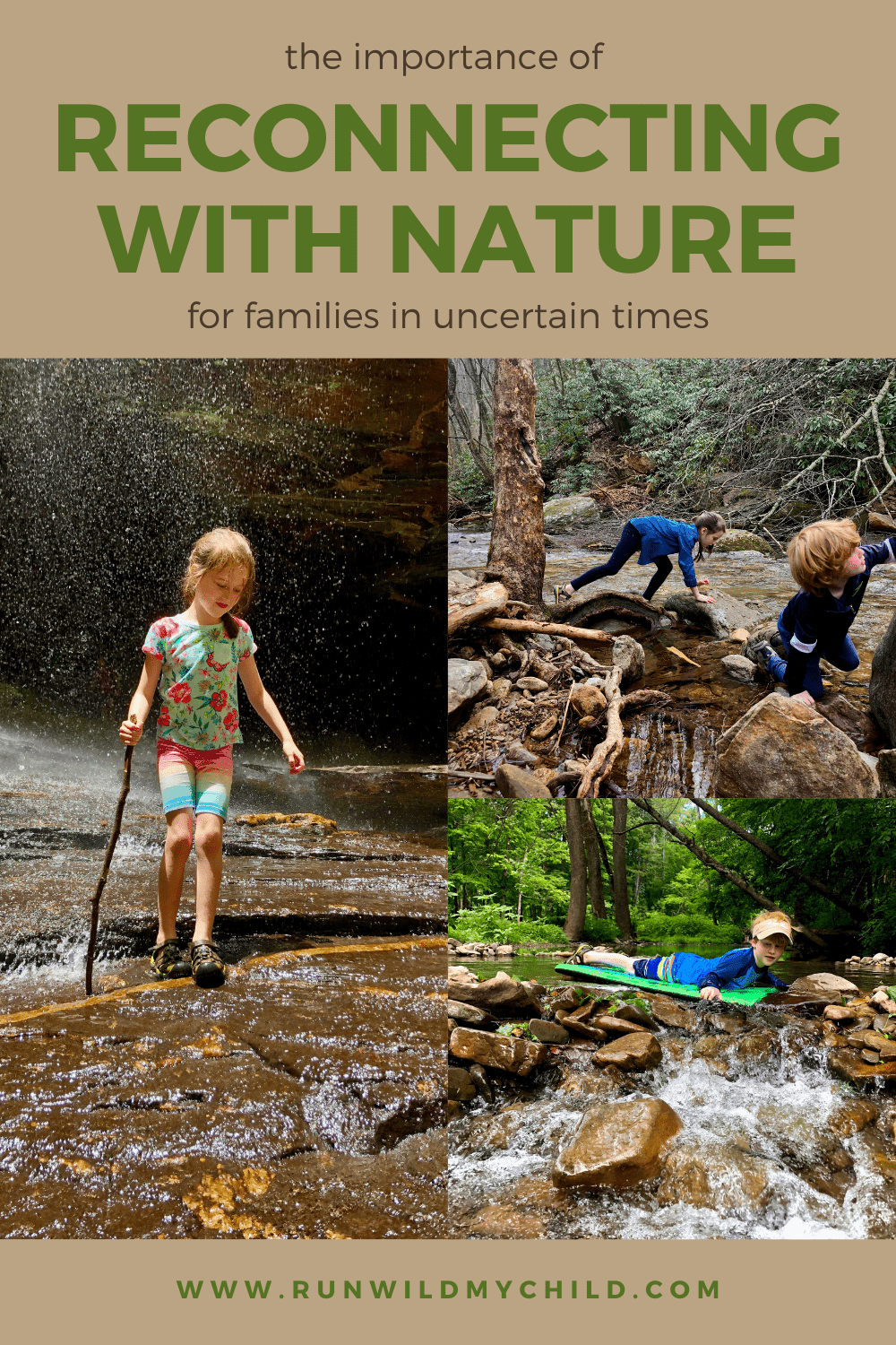Ways Reconnect With Nature as a RUN MY CHILD