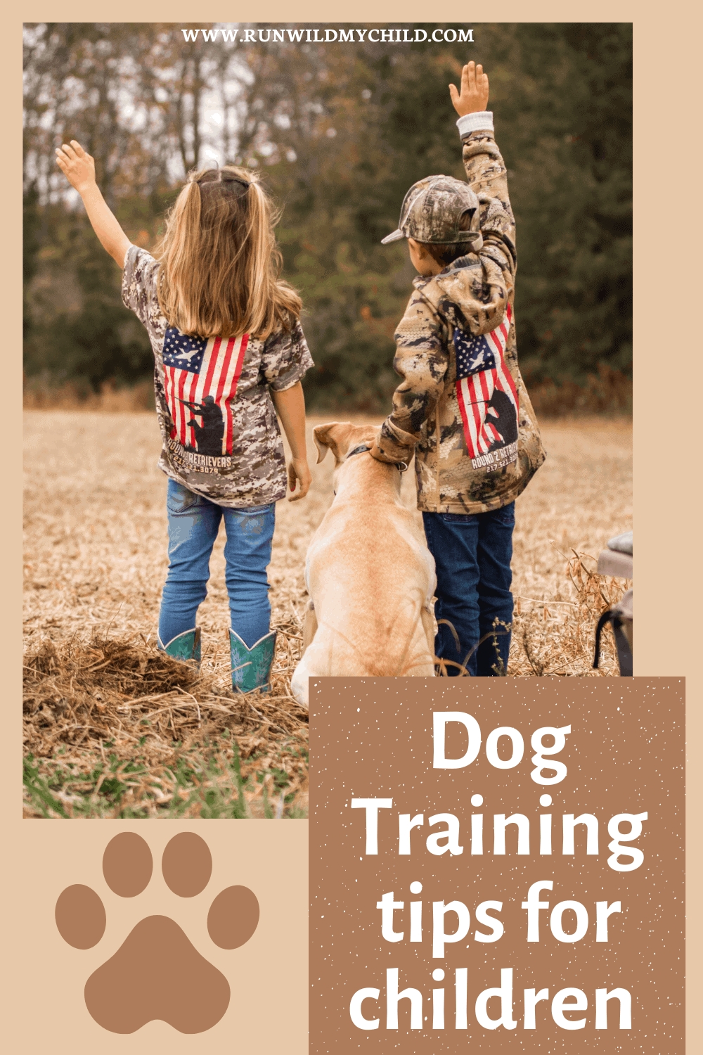 Dog training tips for children 