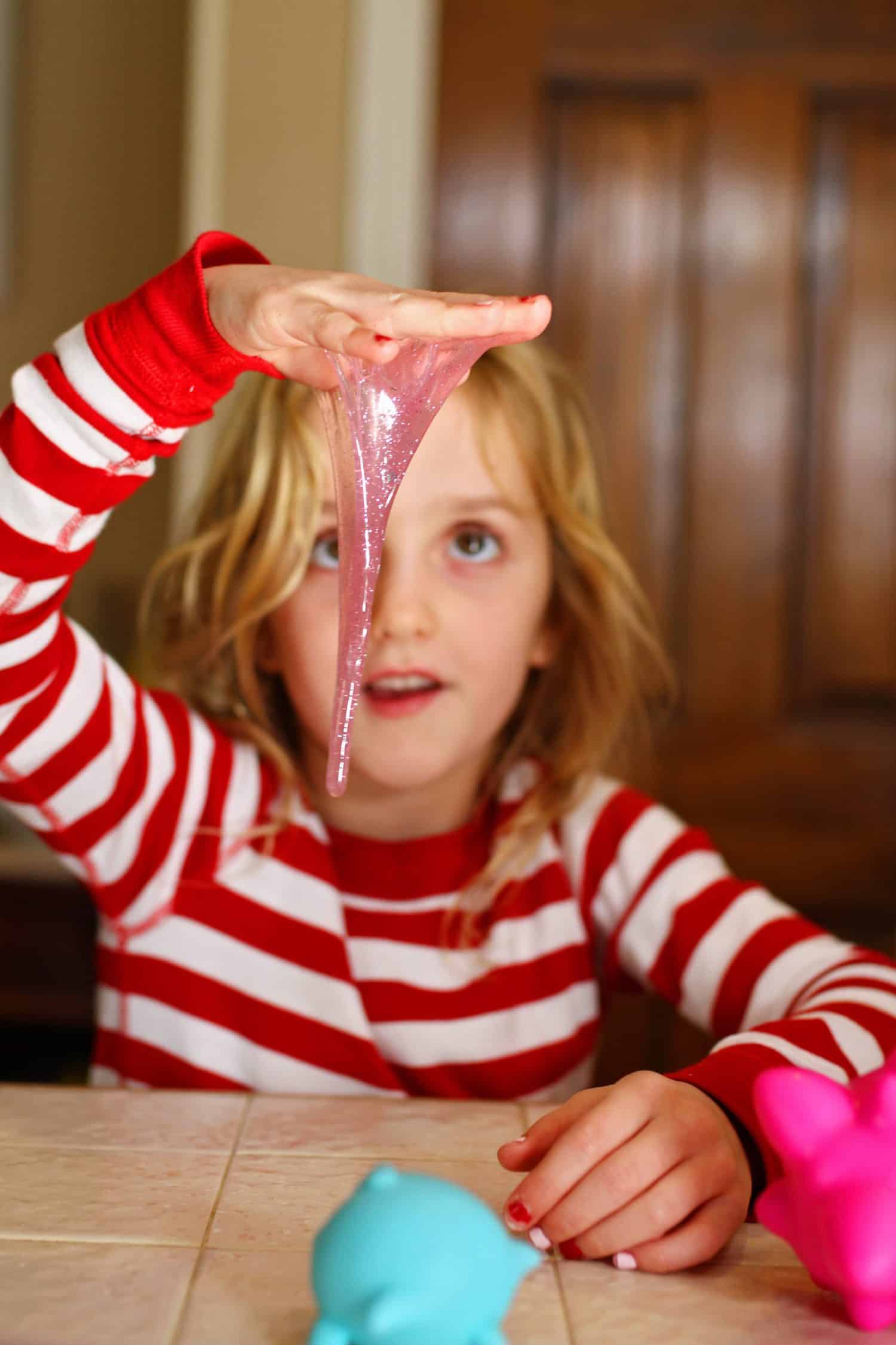 Indoor Snow Day Activities for Kids - How to Make Slime