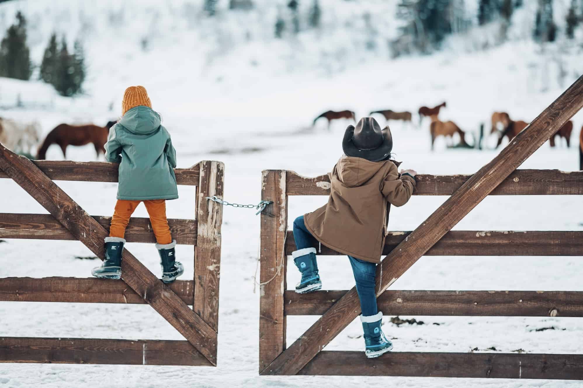 Best winter vacations for kid - all-inclusive due ranch Colorado