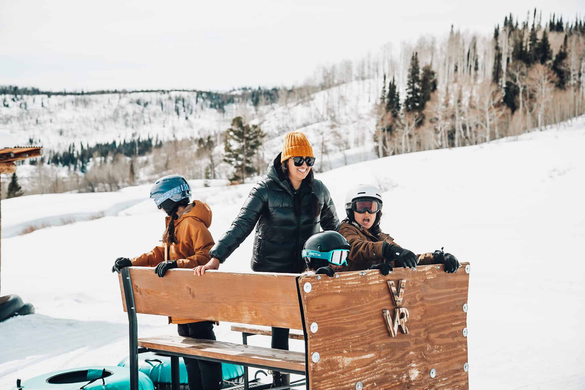 Tubing and Snowmobile Adventure for Kids - Vista Verde Ranch, Colorado
