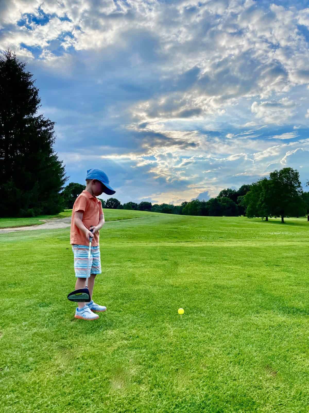 how to get kids started with golf