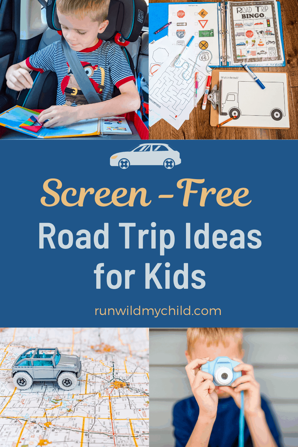 screen-free road trip ideas for kids - traveling with kids