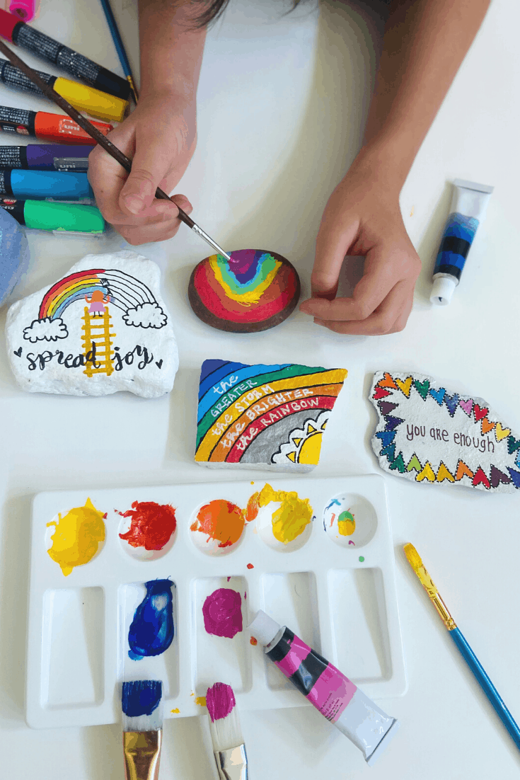 Painting Rocks: Fun Crafts for Kids - The Natural Homeschool