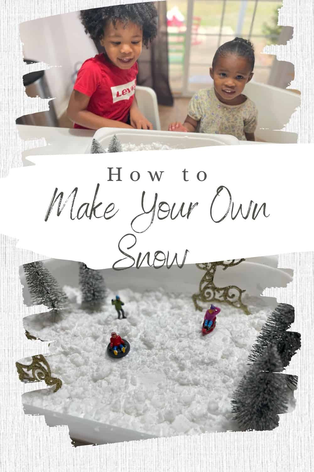 How to Make Your Own Snow - 3 Simple DIY Snow Recipes for Kids