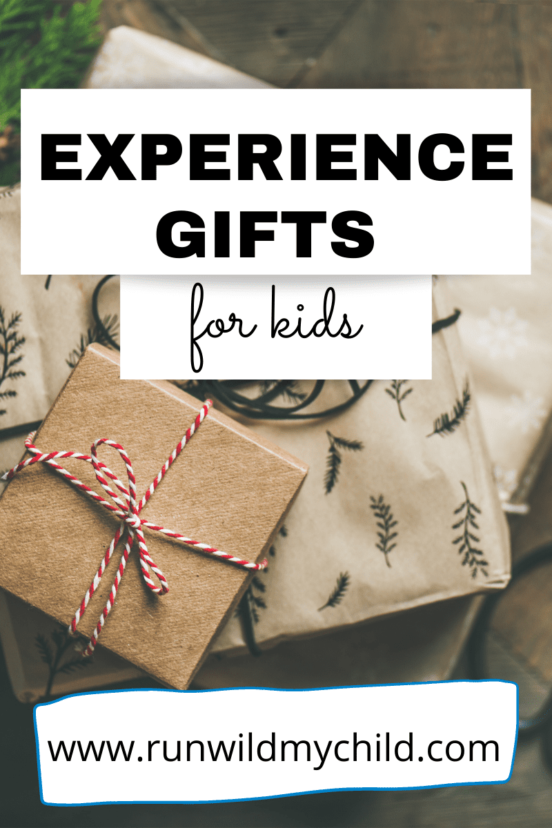 Experience Gifts For Kids RUN WILD MY CHILD