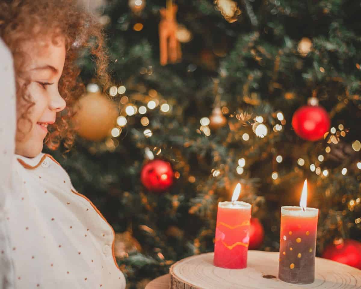 Holiday Candle Making with kids