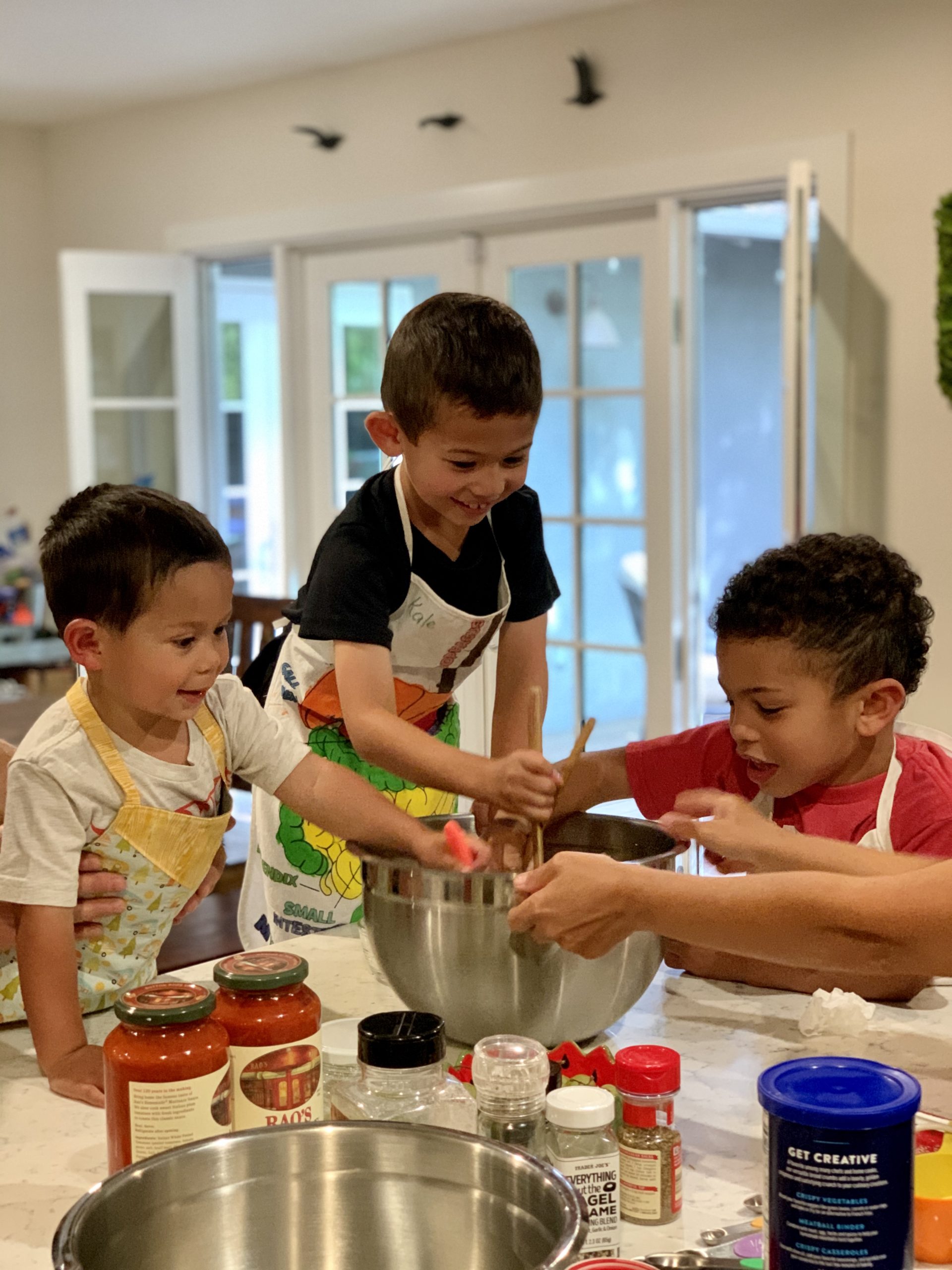 kids cooking